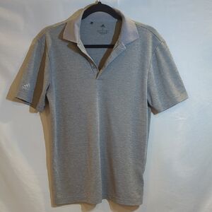 Adidas Men's Sm Polo Shirt in Heather Gray